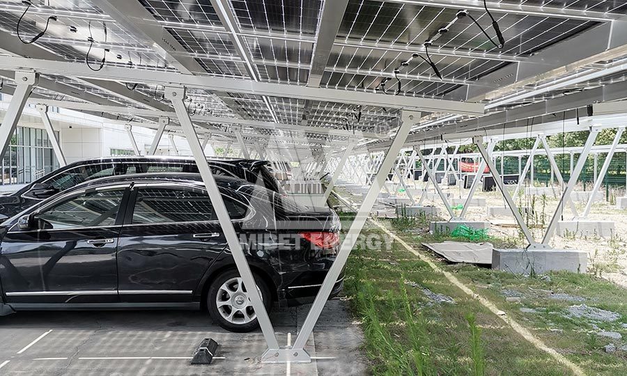 中國(guó)常州地面光伏車棚項(xiàng)目-2