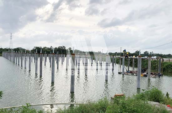 漁業(yè)養(yǎng)殖+光伏發(fā)電！邁貝特廣東開平50MW漁光互補光伏項目開工