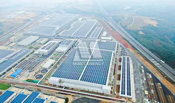 云南29.4MW彩鋼瓦光伏電站竣工，邁貝特?cái)y手晶澳構(gòu)建綠色生態(tài)