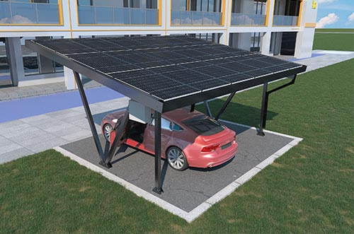 新品首發(fā)第一彈！排水包邊BIPV車棚系統(tǒng)全面防水，打造功效美