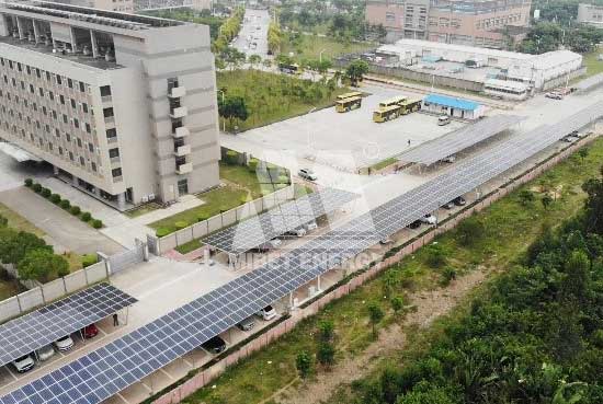 邁貝特光伏車棚項目案例